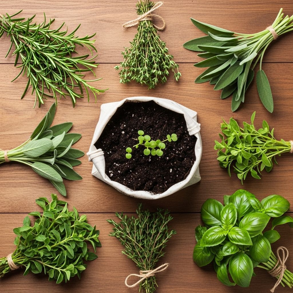 Cultivate aromatic kitchen staples with peppery notes for a flavorful garden harvest.