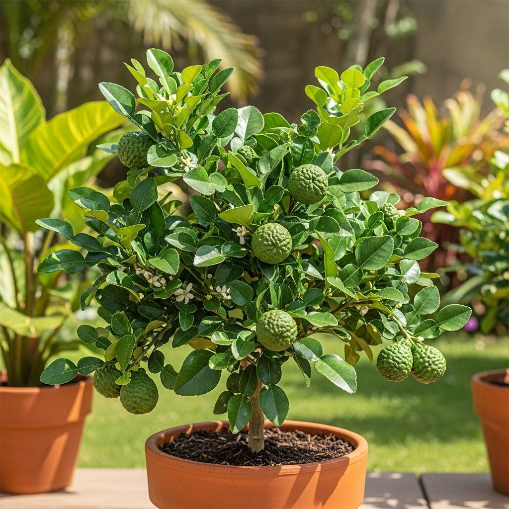 Cultivate your own Thai lime tree for a constant supply of flavorful leaves right at home