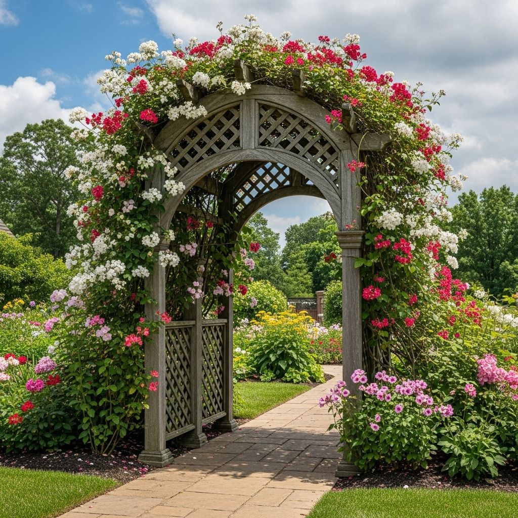 Explore how to design, build, and plant thriving vine-covered arbors for beauty and garden function.