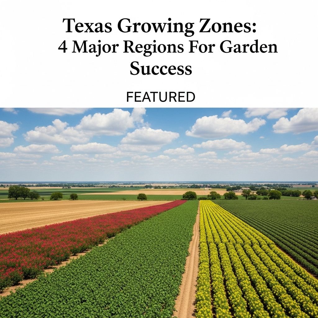 From the Panhandle to the Gulf, learn how Texas’s diverse growing zones shape what you can grow and when.