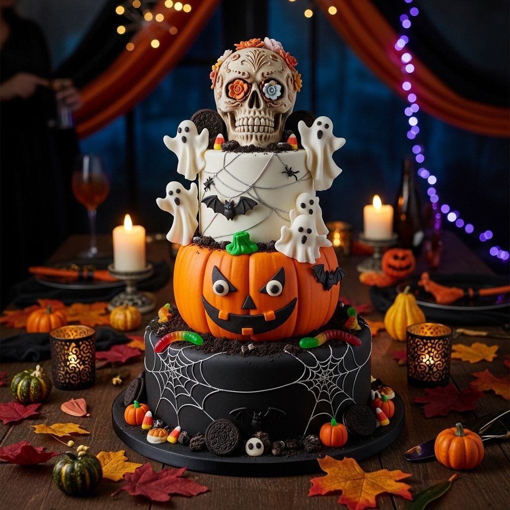 Unexpected designs and flavors elevate fall parties into a frightfully delightful feast.