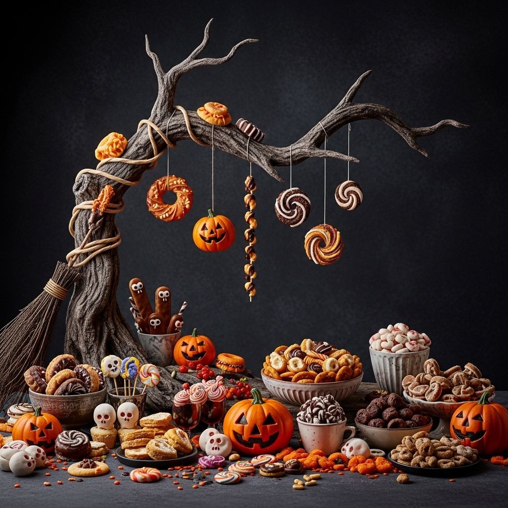 Transform your party spread with eerie bites and devilish desserts that captivate all palates.