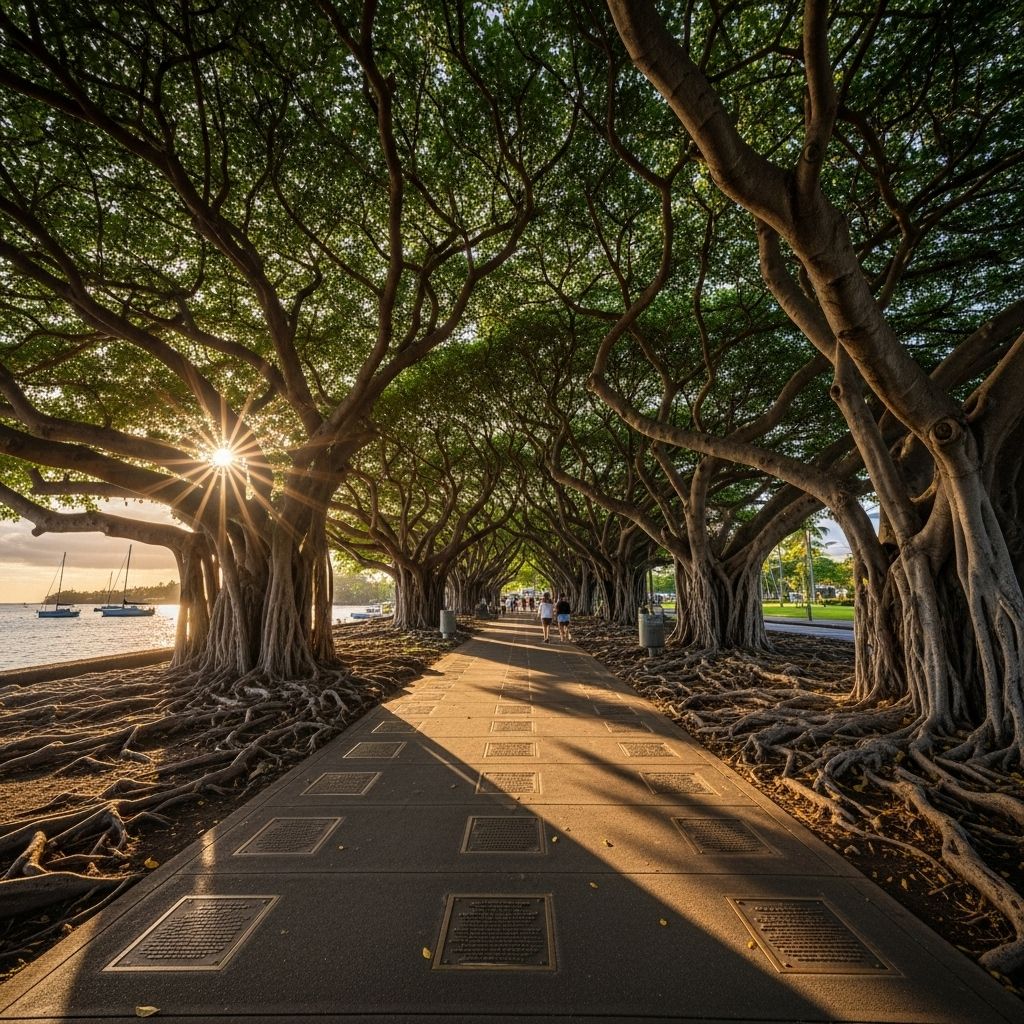 Discover the storied past and enduring beauty of Hawaii's Banyan Drive, where celebrity-planted banyans shape a unique island legacy.
