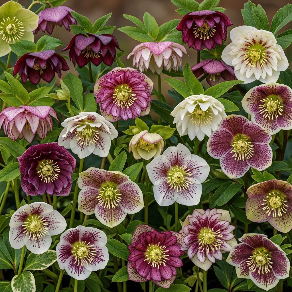 These tough perennials brighten shady areas with early winter blooms and lasting foliage.