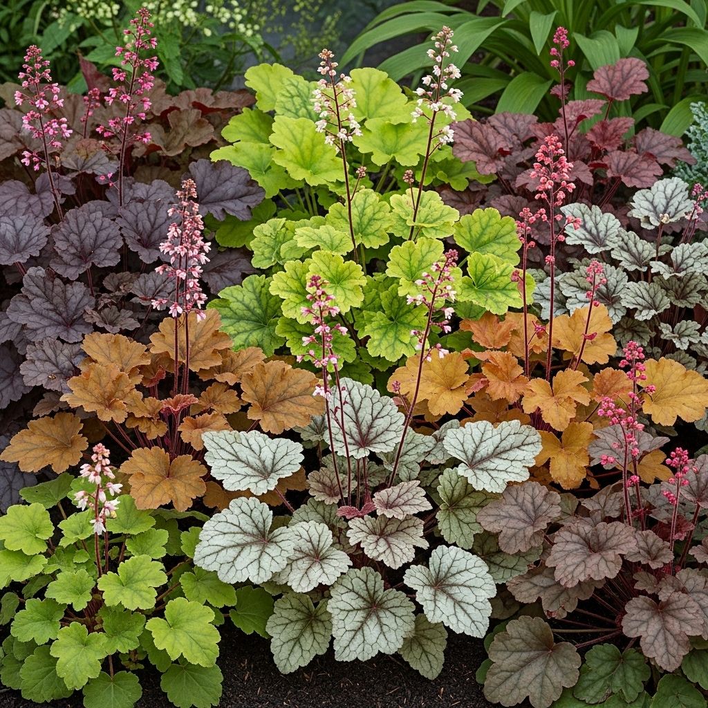 31 Stunning Heuchera Varieties: A Guide to Coral Bells Discover how diverse foliage hues can elevate shade gardens and attract pollinators.