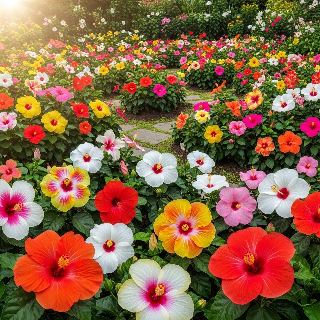 Explore vibrant hibiscus varieties—tropical and hardy—for stunning color and beauty in any garden.