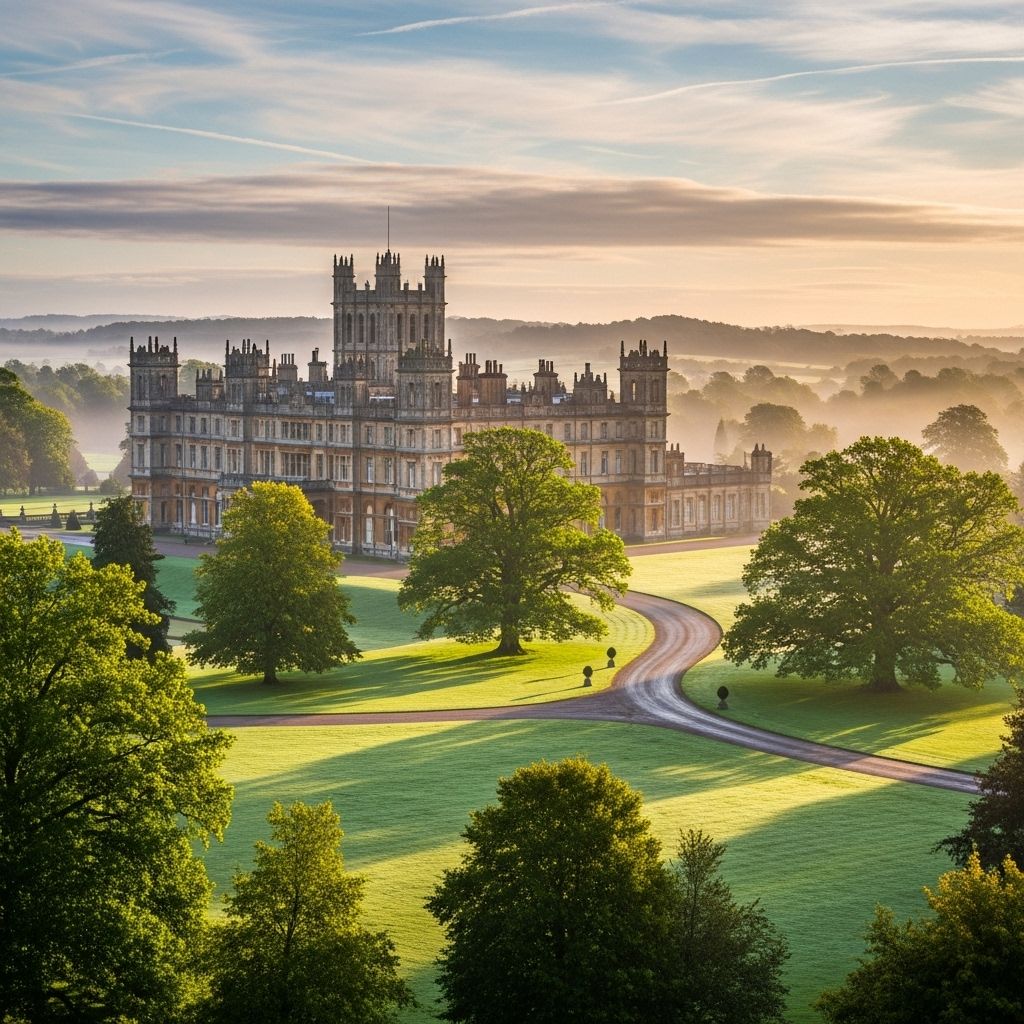 Step behind the scenes of Downton Abbey at England’s iconic Highclere Castle, where television history meets heritage and gardens bloom.