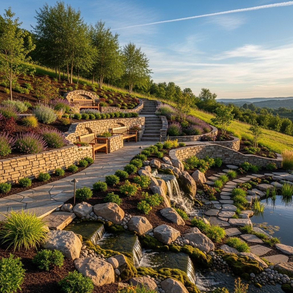 Transform uneven terrain into vibrant outdoor spaces with expert slant gardening tips.