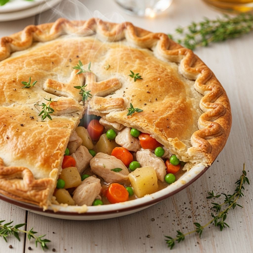 Discover how to create a delicious, flaky chicken pot pie that will warm hearts and satisfy appetites