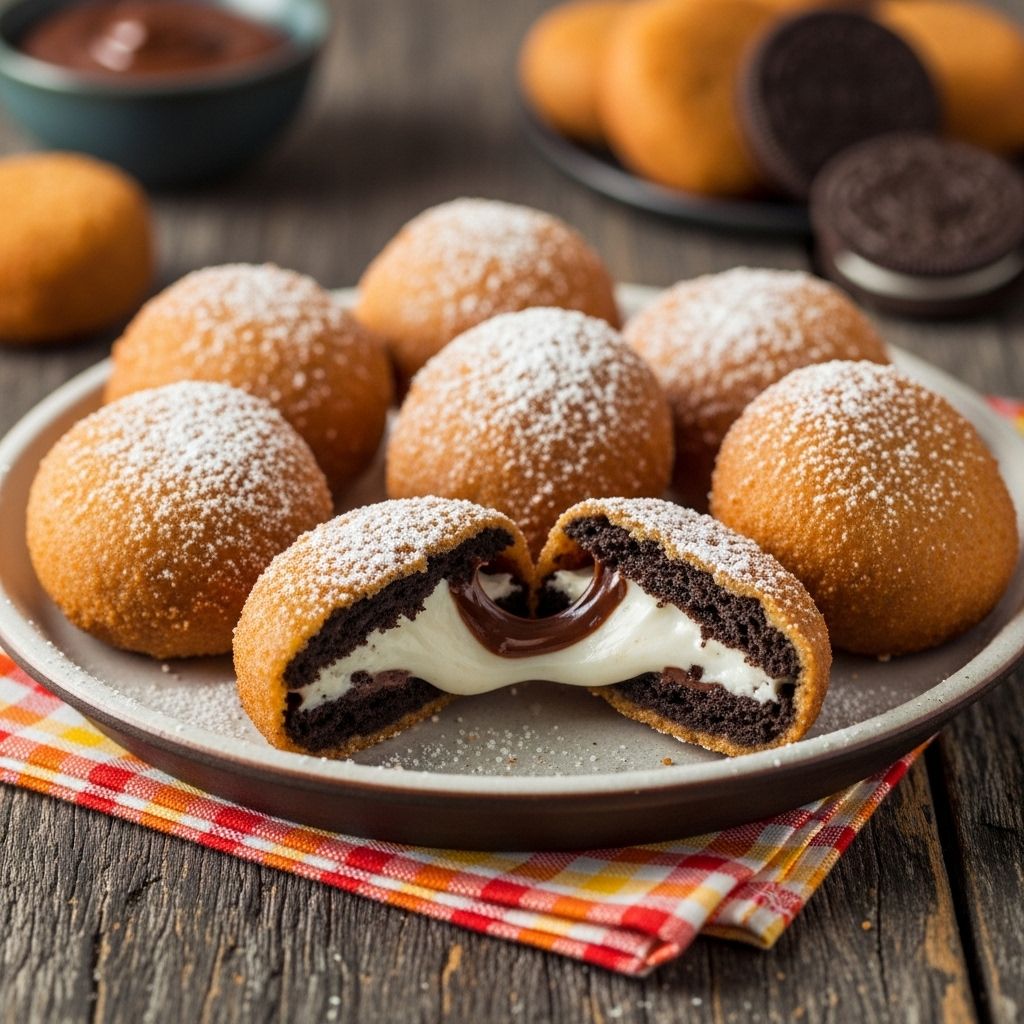 Transform ordinary Oreo cookies into an extraordinary carnival-style dessert with this simple recipe