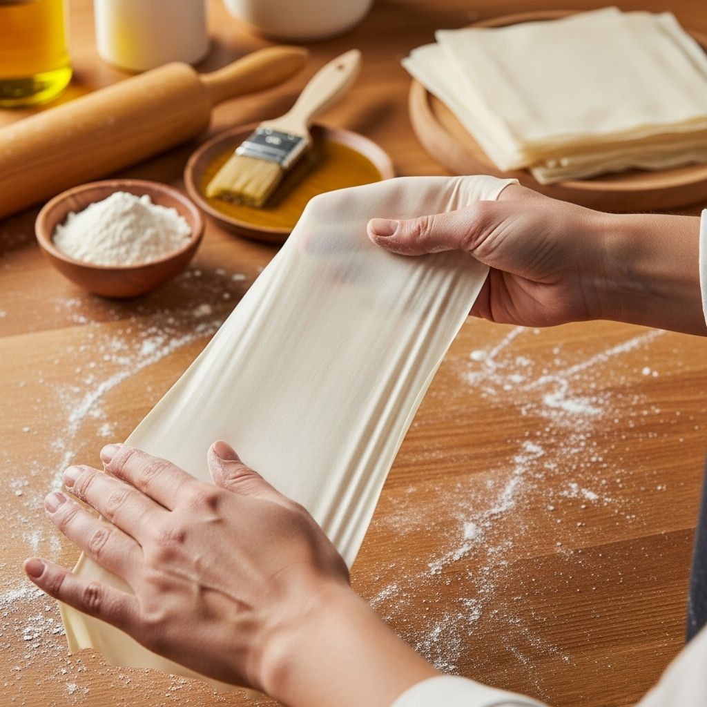 Transform pantry staples into paper-thin sheets for restaurant-quality pastries.