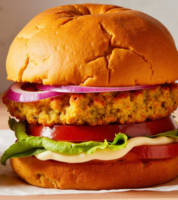A lighter, protein-packed burger bursting with fresh herbs and versatile flavors.
