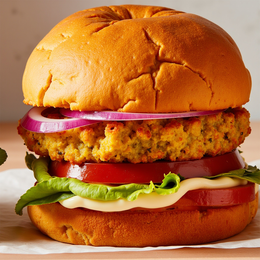 A lighter, protein-packed burger bursting with fresh herbs and versatile flavors.