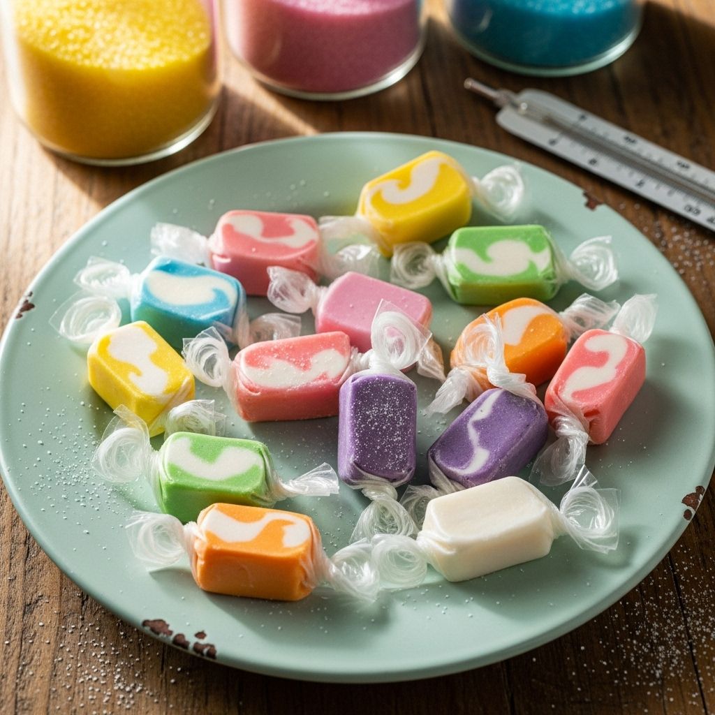 Discover step-by-step instructions and tips for crafting soft, chewy saltwater taffy at home.