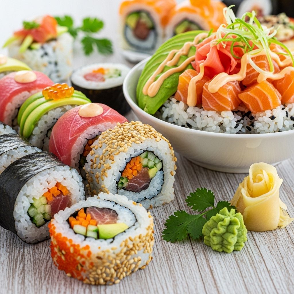 Transform your kitchen into a sushi bar with bold flavors and minimal fuss.