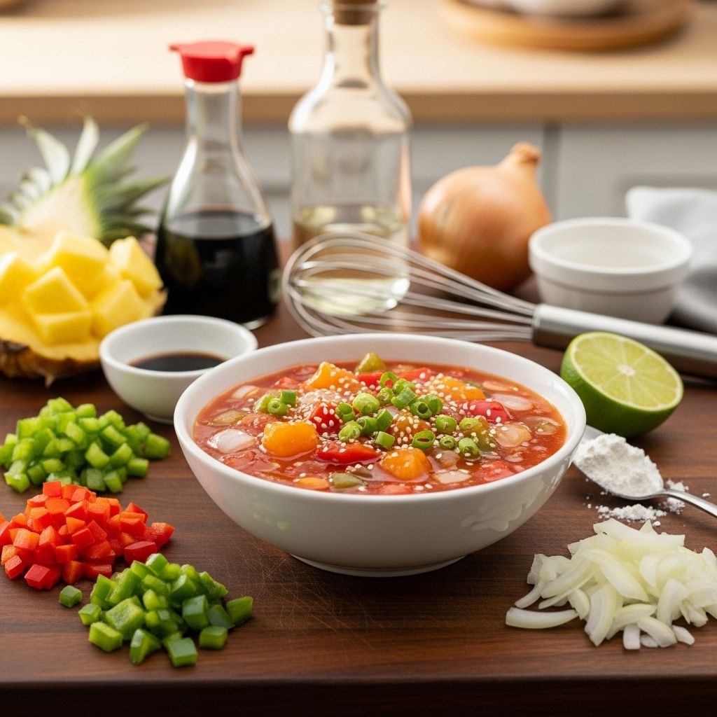 Sweet And Sour Sauce Recipe: 8 Easy Steps For Authentic Flavor Master the art of making the perfect sweet and sour sauce with this simple yet delicious recipe