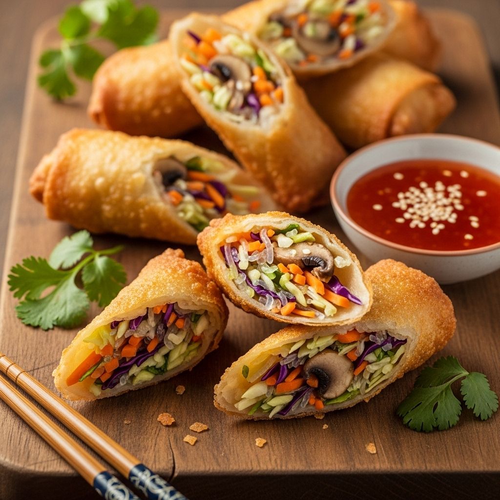 Crispy, flavorful vegetable egg rolls that rival your favorite restaurant's version