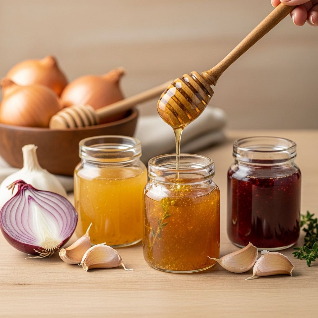 Honey And Onion Cough Syrup Recipe: 3 Soothing Variations A simple, effective homemade remedy combining the soothing properties of honey and onion