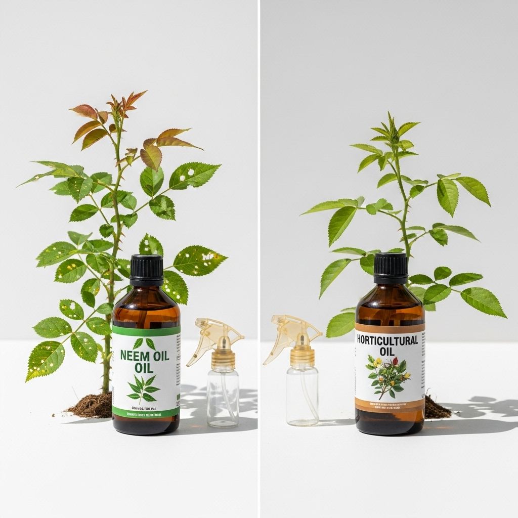 Neem Oil Vs Horticultural Oil: Comprehensive Comparison Guide Compare horticultural oil and neem oil to make informed pest and disease control decisions in your garden.