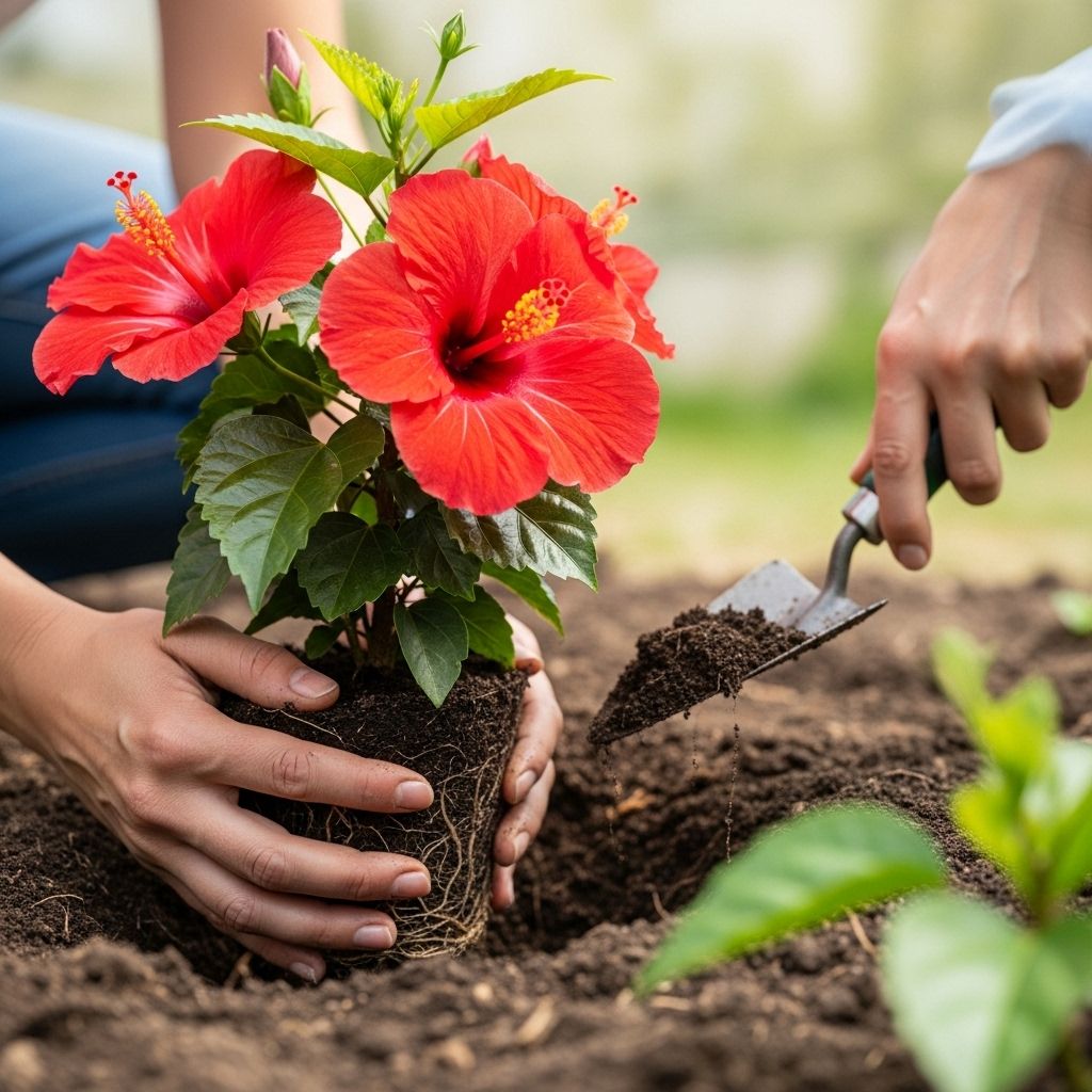 Master the art of transplanting hibiscus for vibrant blooms and healthy growth season after season.