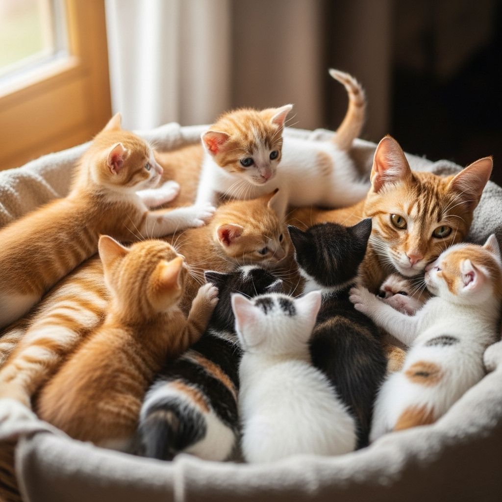 Insight into what determines litter size and how to support your cat through pregnancy.
