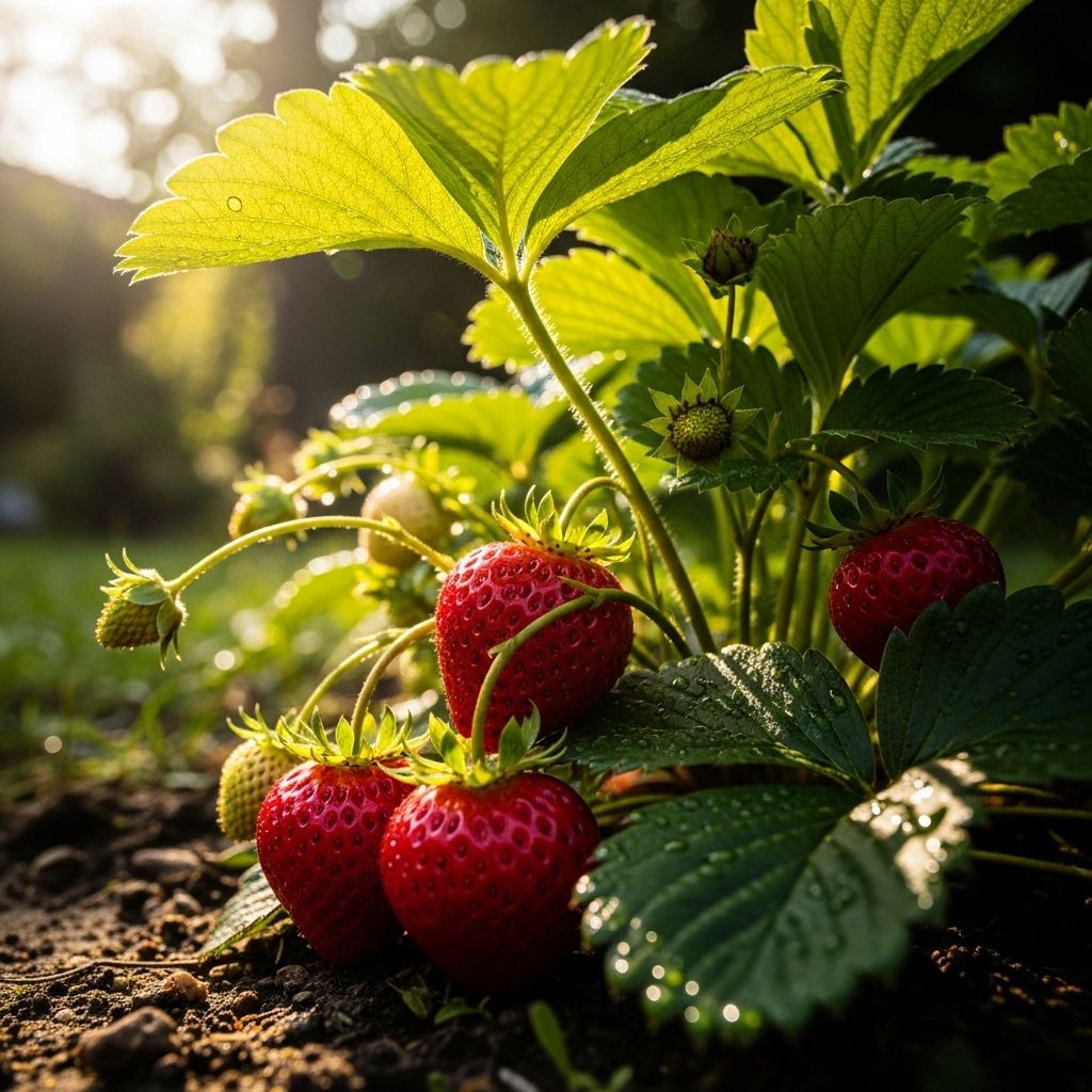 Ample daylight fuels lush growth and a harvest full of flavorful berries.