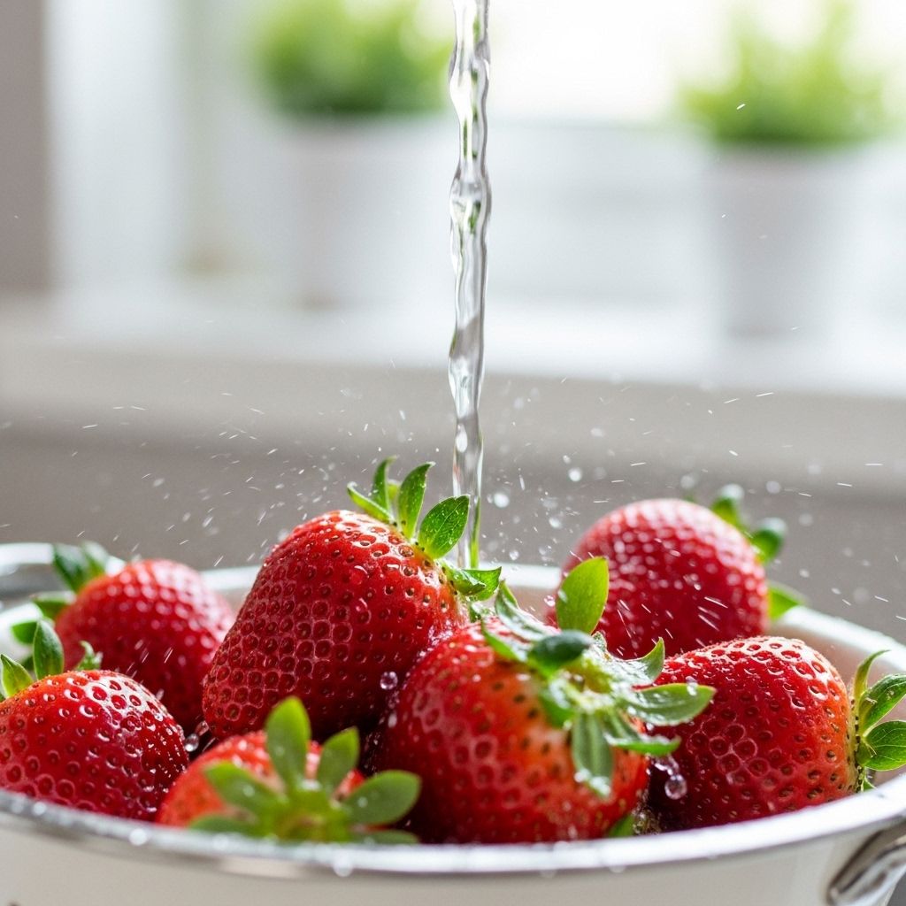 Gentle rinsing and proper storage can preserve berry flavor and texture for days.
