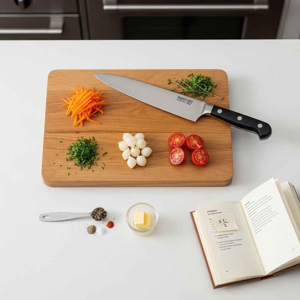 Transform oversized ingredient lists into perfectly sized meals with kitchen hacks.