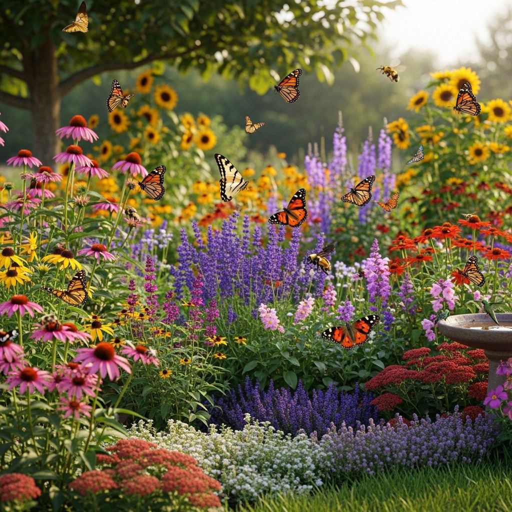 Transform your outdoor space into a vibrant sanctuary that attracts and supports bees, butterflies, and other vital pollinators.