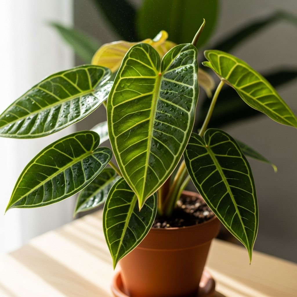 Everything you need to know for thriving Homalomena: care instructions, varieties, propagation, troubleshooting, and design tips.