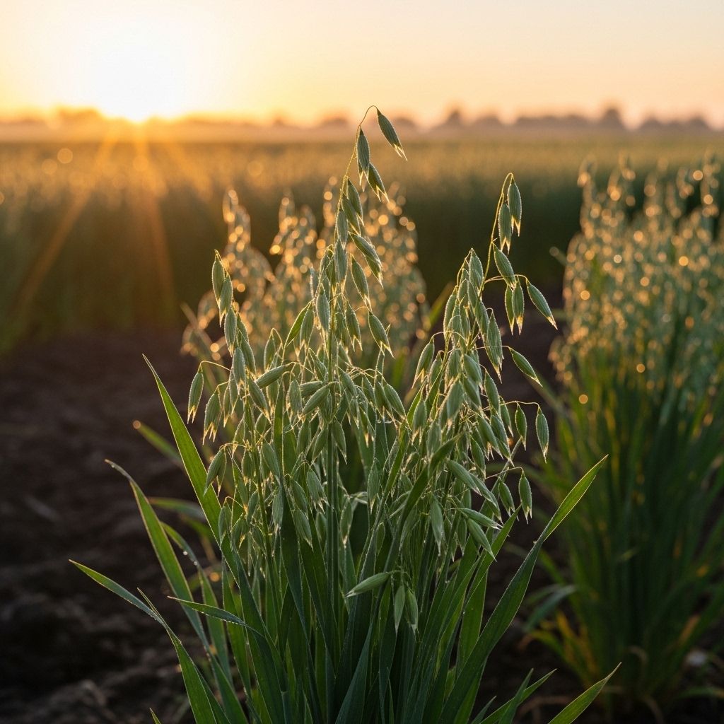 Cultivate flourishing grains that boost soil vitality and offer wholesome rewards.