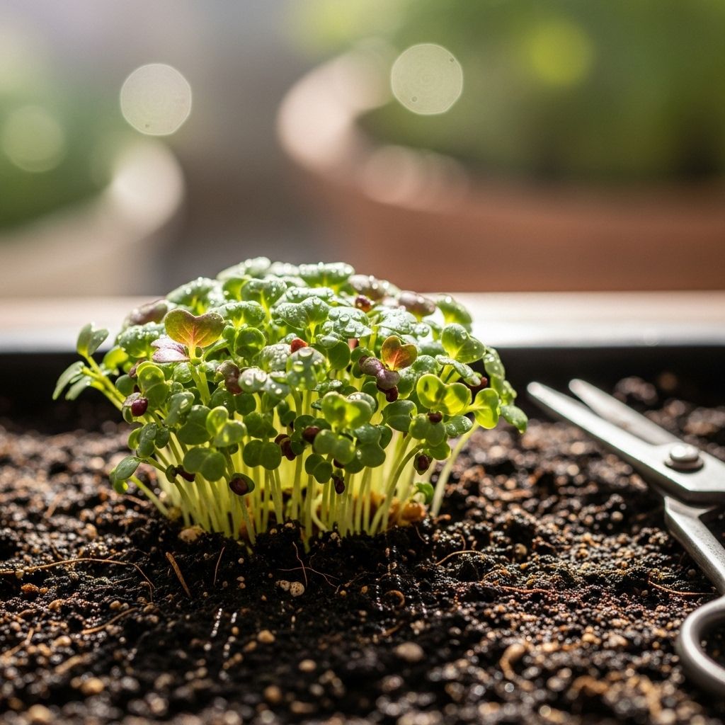 Tender shoots bring intense minty-basil aroma and a nutritional boost to any meal.