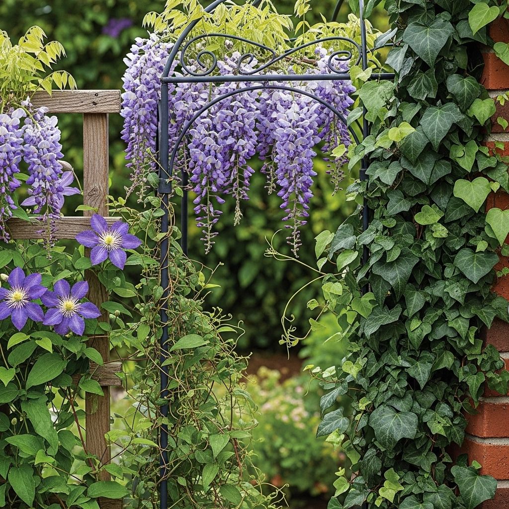 Transform your garden with the versatile beauty of climbing plants that add vertical interest and natural charm