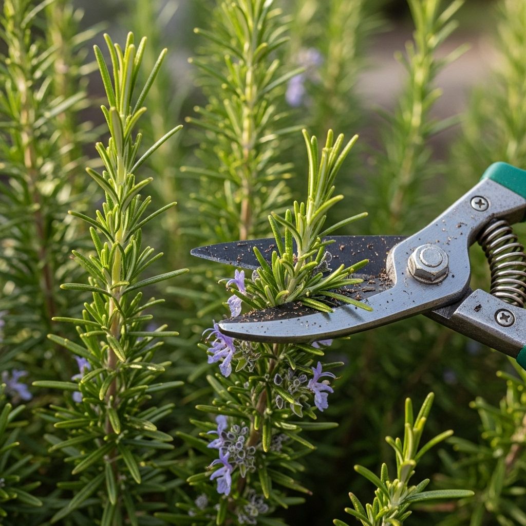 Discover expert techniques and optimal timing to harvest rosemary for robust, healthy plants and flavorful herbs.