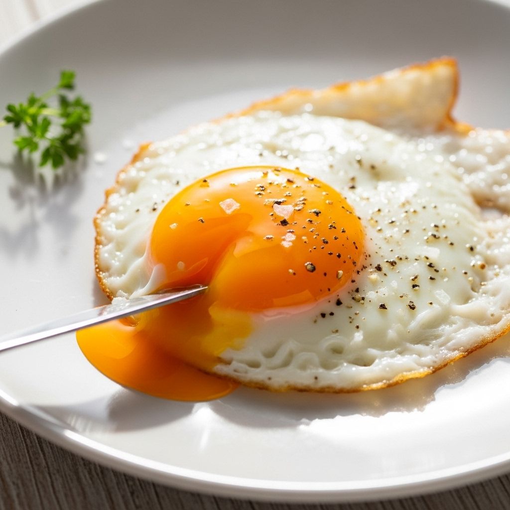 Master the art of over-easy eggs with flawless whites and rich, runny yolks every time.