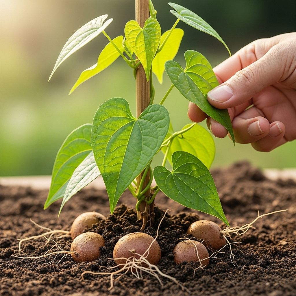 Nurture frost-tolerant yams that deliver crisp, edible tubers in cooler gardens.