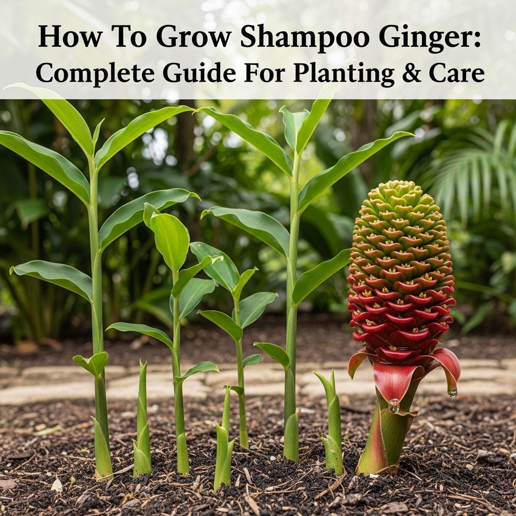Everything you need to know about growing and using shampoo ginger—nature’s zero-waste conditioner and tropical showstopper.
