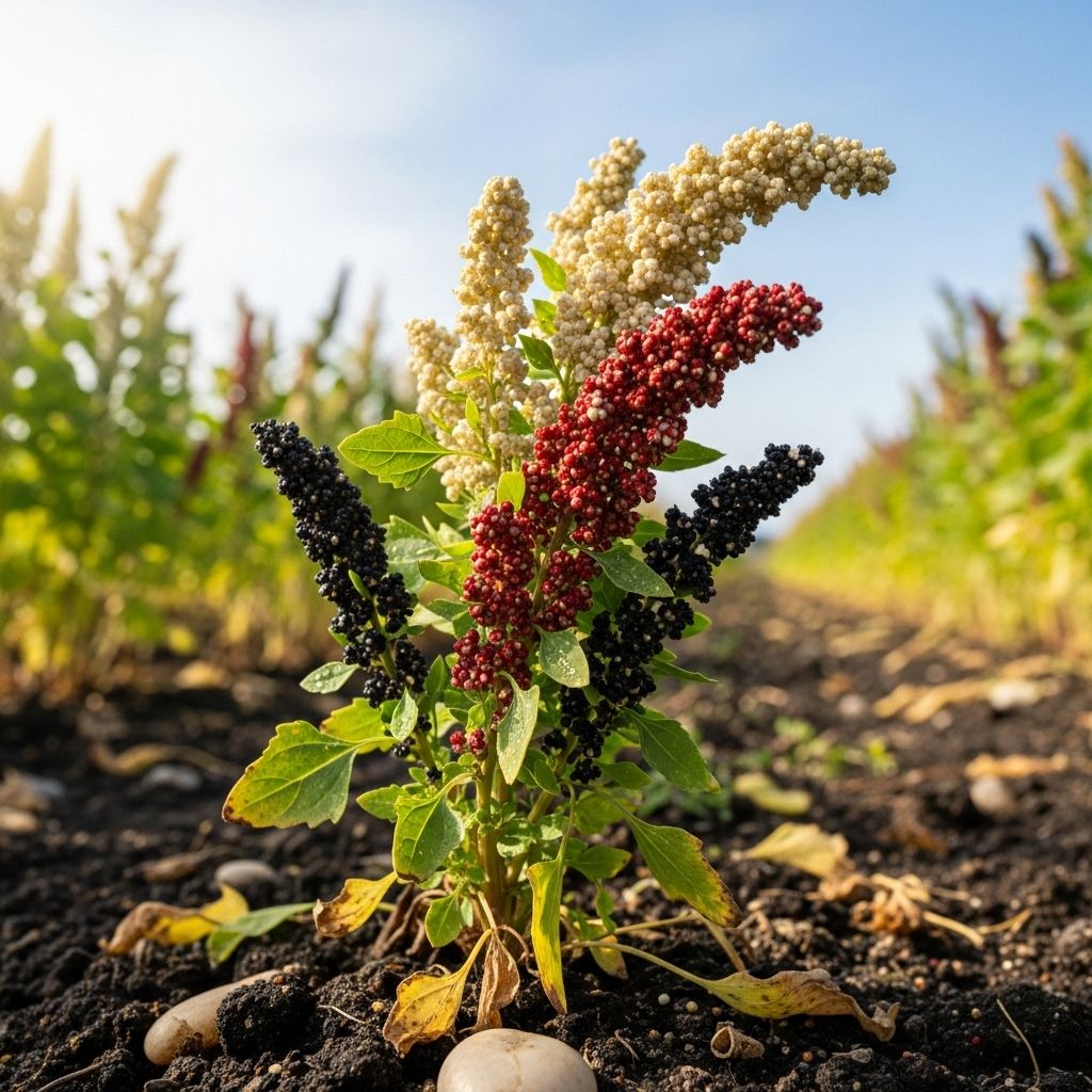 This superfood adds vivid hues and protein-packed yields to small backyard plots.
