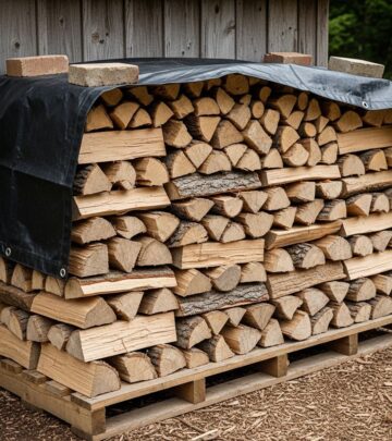 Keep logs dry and ready all season with expert advice for safe and efficient stacking.