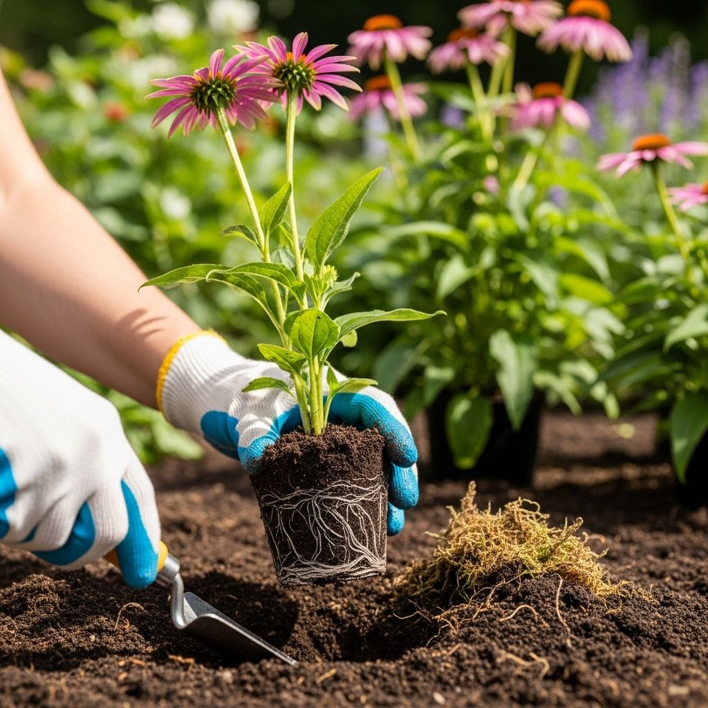 Learn the best techniques for transplanting coneflowers to ensure healthy growth in your garden