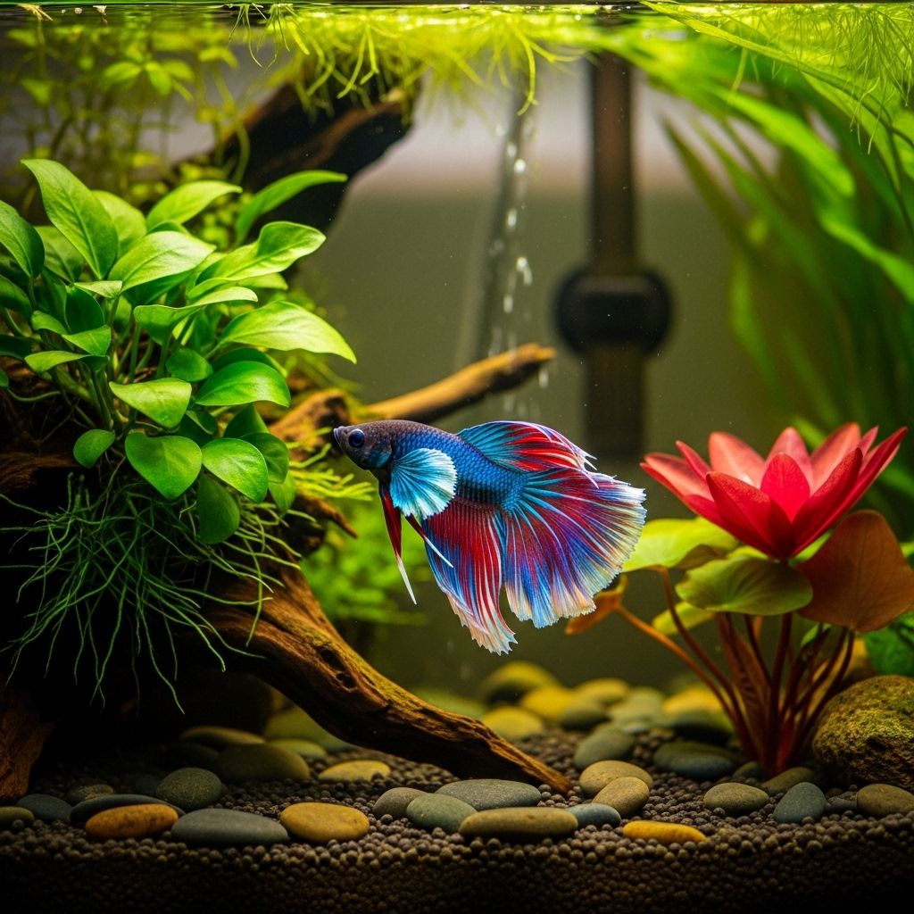 Stable water conditions and cozy hiding spots foster calm, healthy underwater routines.