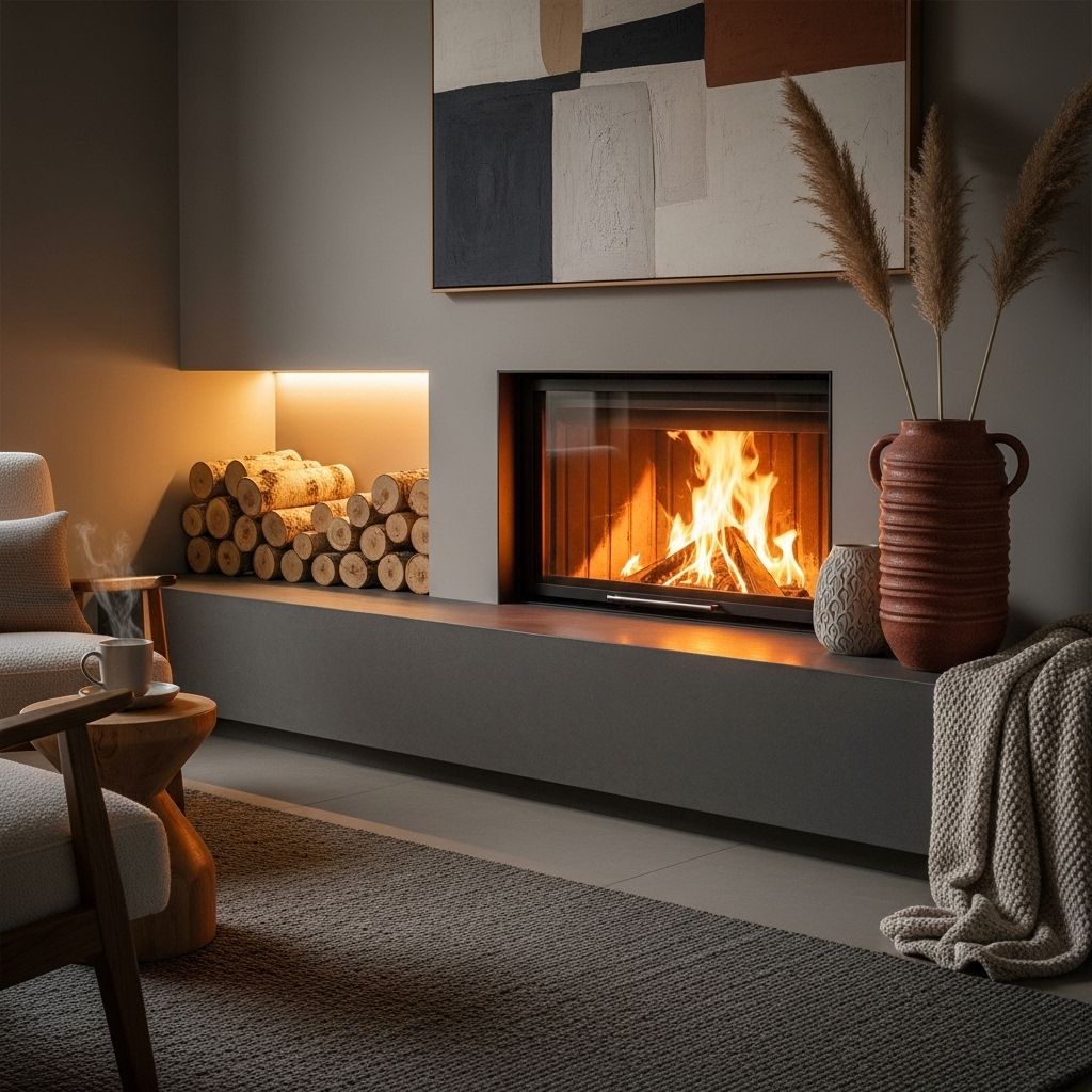 Transform your living space with cozy, stylish designs that spark warmth and comfort.