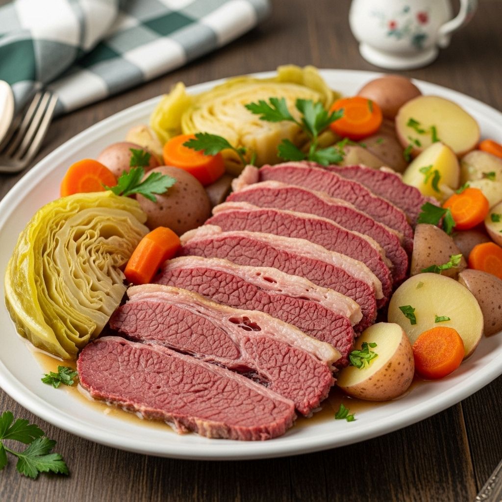 Slow simmering melds meat and vegetables into a rich, comforting meal you'll love.