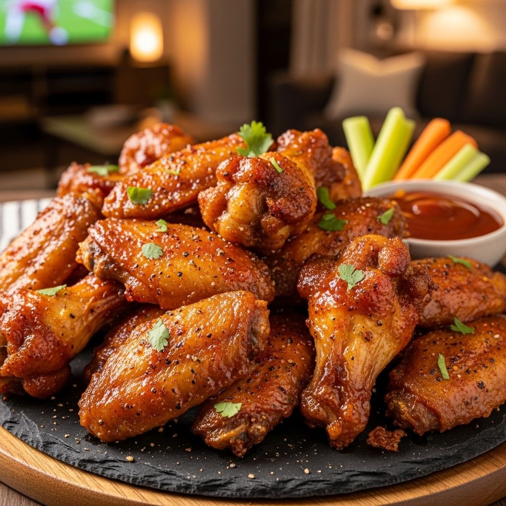 Crispy, sticky, and perfectly glazed wings that will be the star of your next gathering