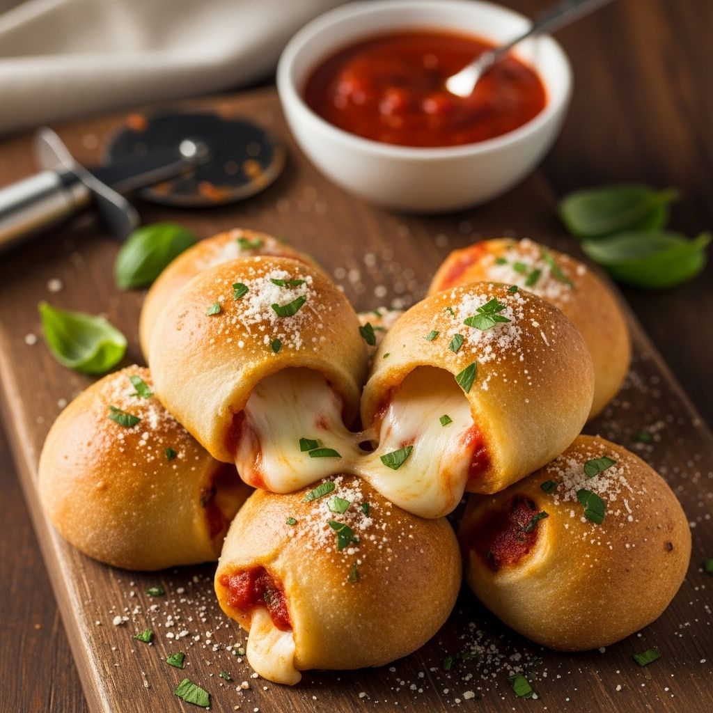 Transform simple biscuit dough into mouthwatering pizza-filled pockets of melty goodness