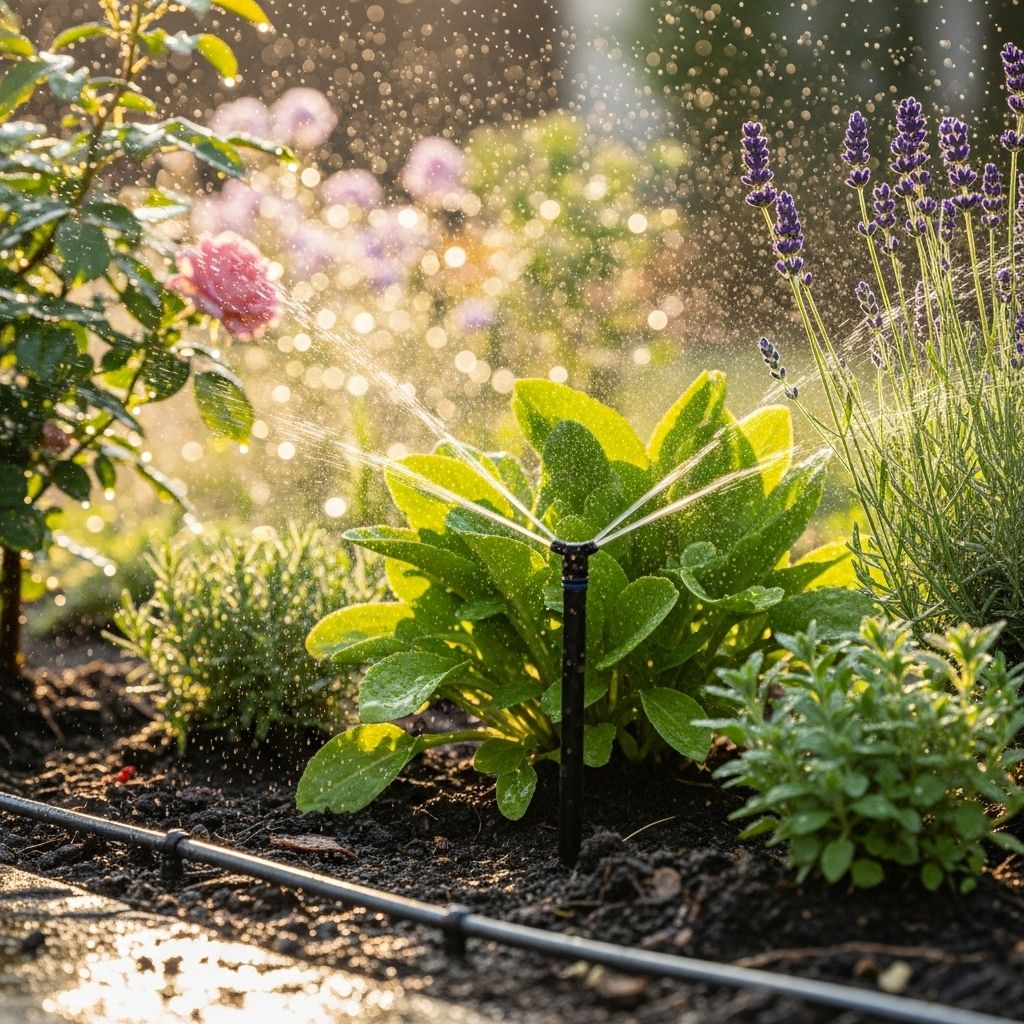 Master your garden’s health and beauty with a comprehensive irrigation strategy tailored to your unique landscape.