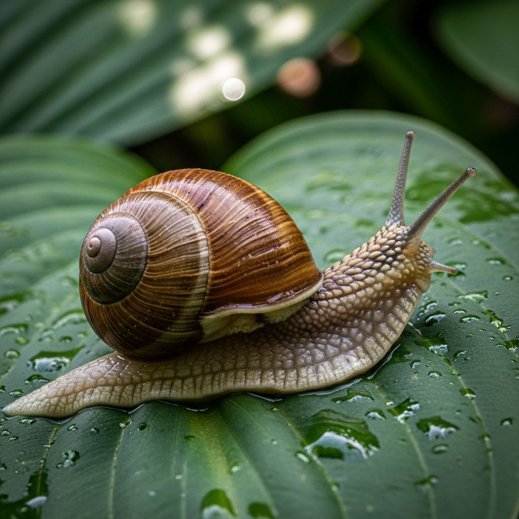 Unraveling the differences between snails, insects, and their fascinating roles in the garden ecosystem.