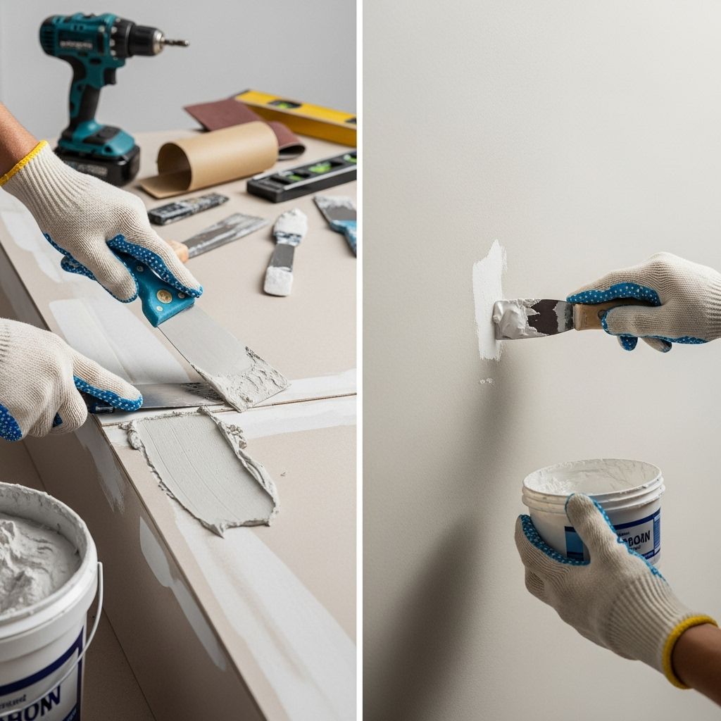 Master drywall repairs by knowing the crucial differences between joint compound and spackle
