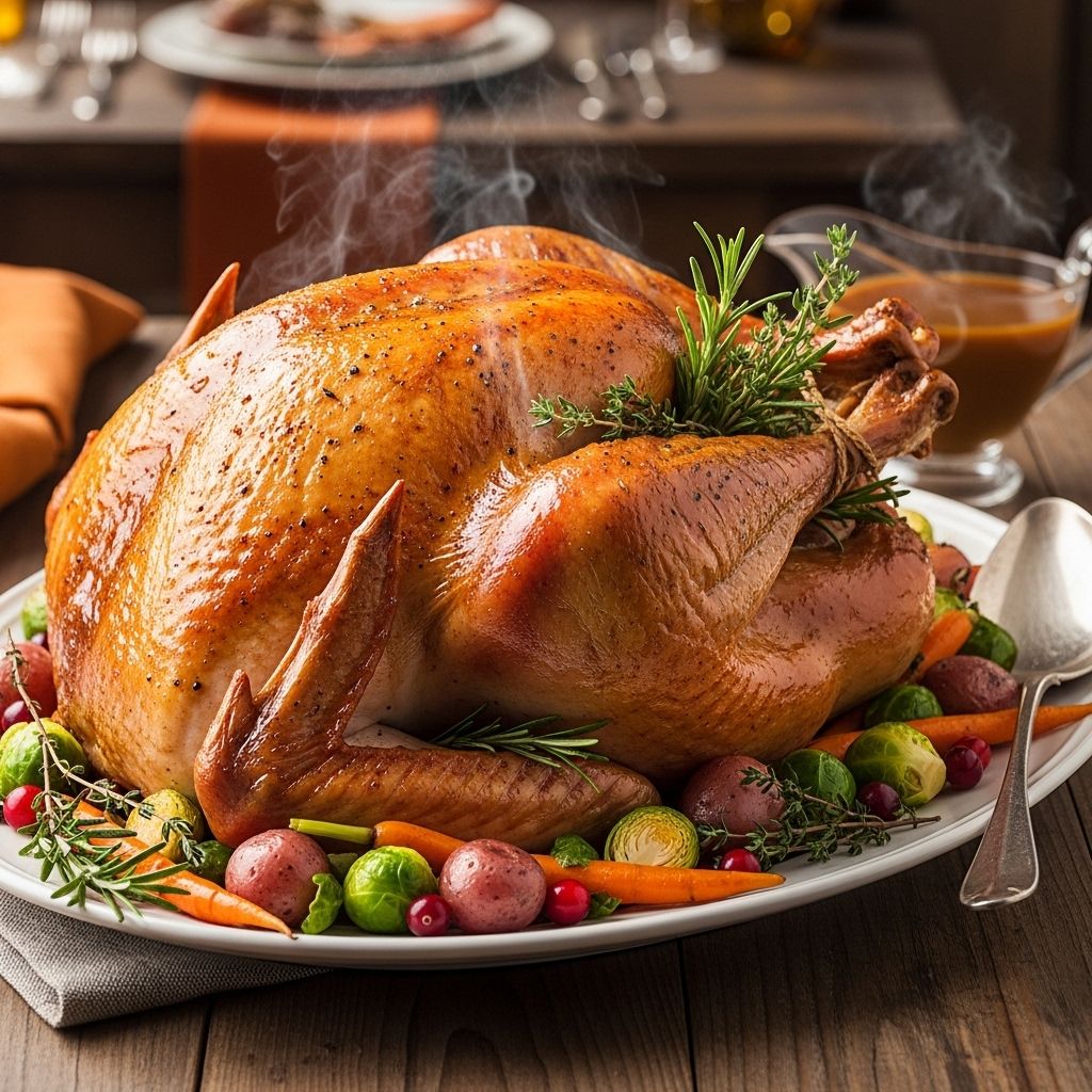 Create the perfect centerpiece for your holiday table with this incredibly moist and flavorful turkey recipe