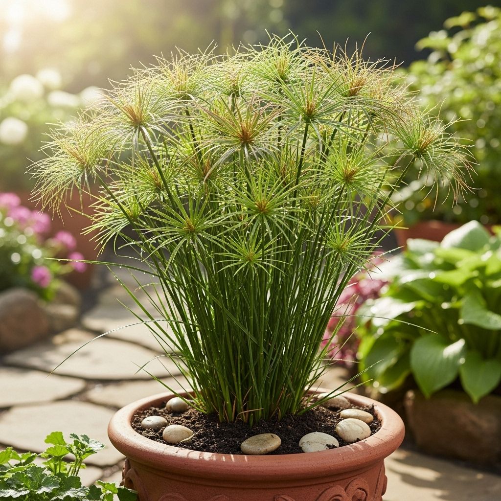 Adds towering umbrellas of foliage to ponds, bogs, and planters with minimal maintenance.